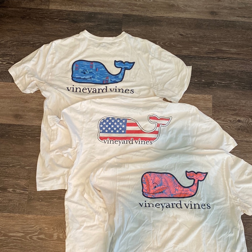 Vineyard Vines - short sleeve T-shirts (SET OF THREE)